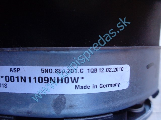 volantový airbag na vw volkswagen touran, 5N0880201C